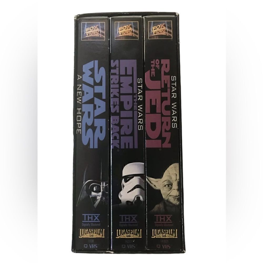 Star Wars Trilogy 3 VHS Lot New Hope, Emperor Strikes Back & Return of the Jedi - Picture 2 of 8
